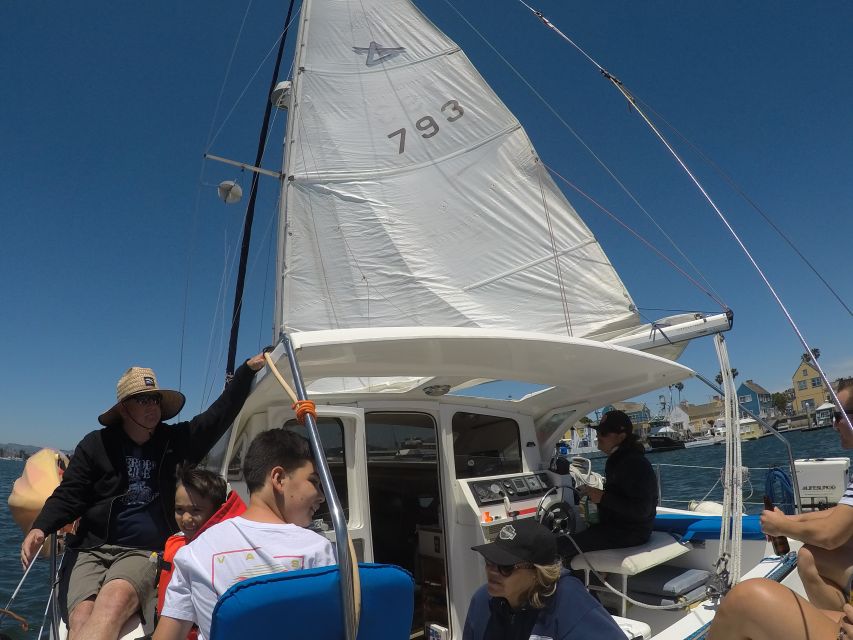 Marina Del Rey : 4 Hour Private Catamaran Sailboat for 6 - Key Points