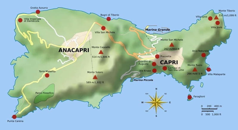 Marina Grande: Guided Capri Island Hop-On Hop-Off Bus Tour - Key Points
