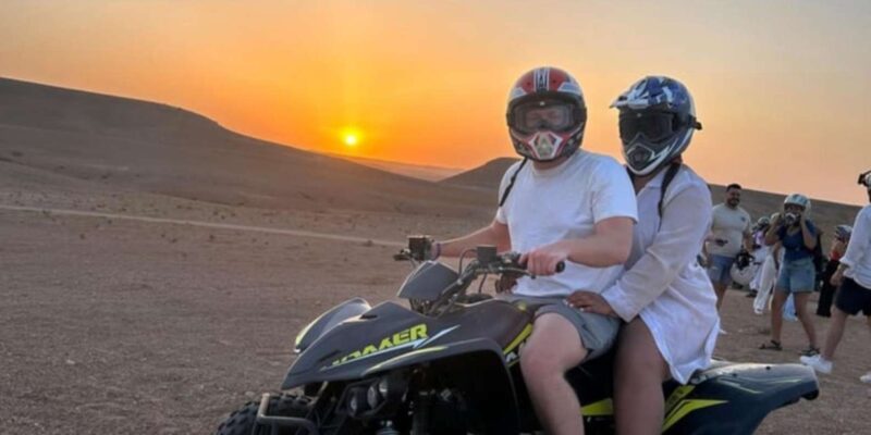 Marrakech: Agafay Desert Quad Bike, Camel Ride and Dinner - Scenic Drive and Sights