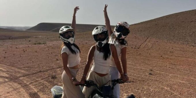 Marrakech: Agafay Desert Quad Bike, Camel Ride and Dinner - Exploring Agafay Deserts Charm