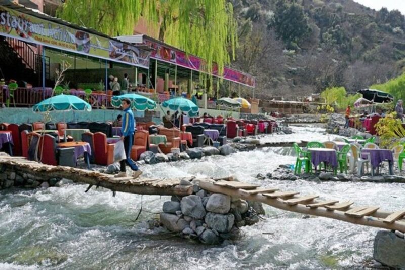Marrakech: Day Trip to Ourika Valley and Setti Fadma - Visiting Setti Fadma Waterfalls