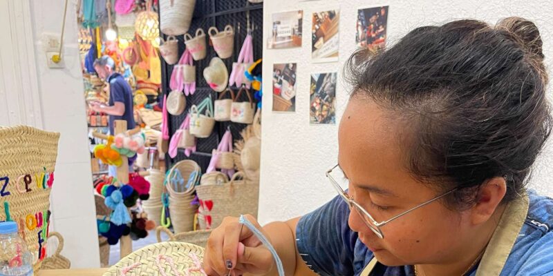 Marrakech Medina Basket Embroidery Workshop - Detailed Workshop Structure