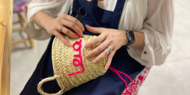 Marrakech Medina Basket Embroidery Workshop - Provided Materials and Amenities