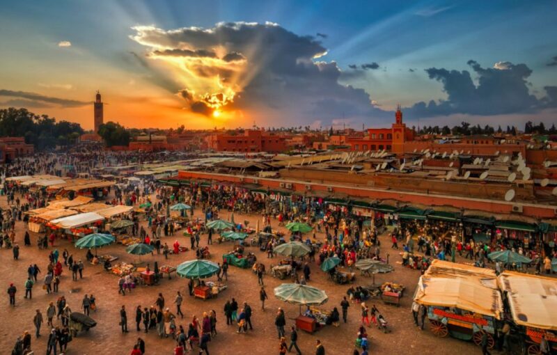 Marrakech: Old and New Marrakech Private Full Day Guide Tour - Vibrant Souk Semmarine Experience