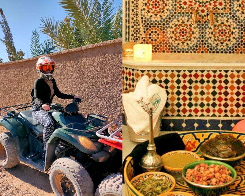 Marrakech: Palmeraie Quad Bike & Traditional Moroccan Spa - Good To Know