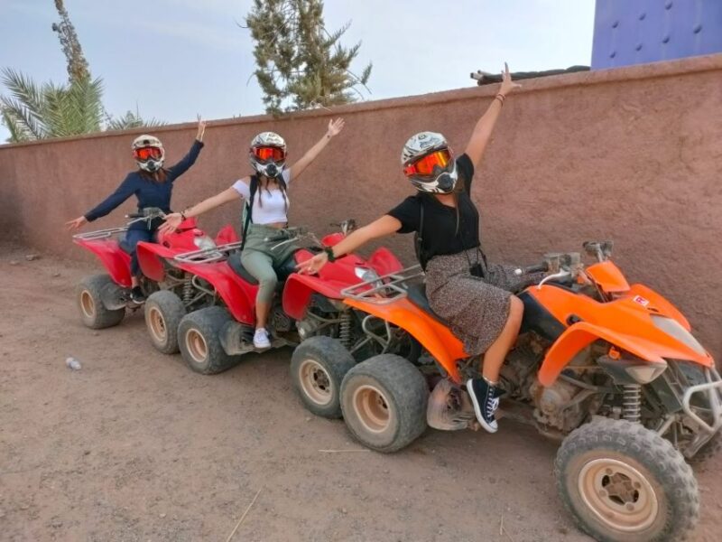 Marrakech: Palmeraie Quad Bike & Traditional Moroccan Spa - Quad Biking Highlights