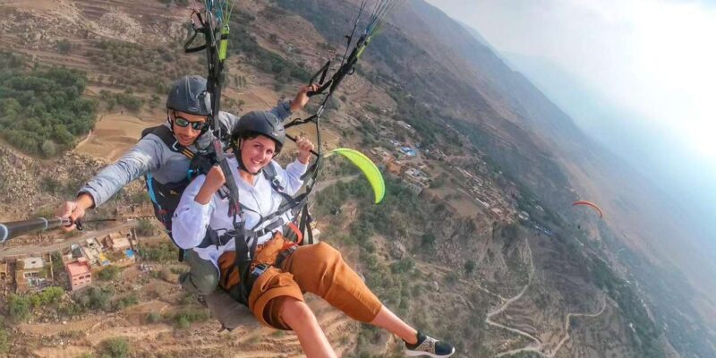 Marrakech: Paragliding, Camel Ride, and Berber Camp Tour - Paragliding Experience