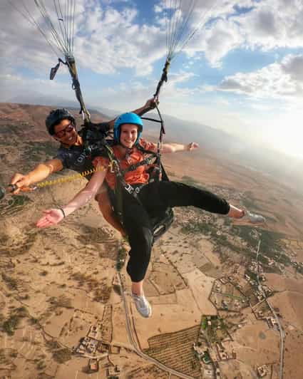 Marrakech: Paragliding, Camel Ride, and Berber Camp Tour - Dining and Entertainment