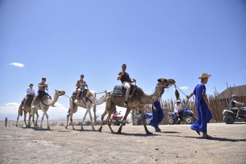 Marrakech: Sunset Camel, Quad, and Mountain Trip With Tea - Sunset Viewing in Agafay