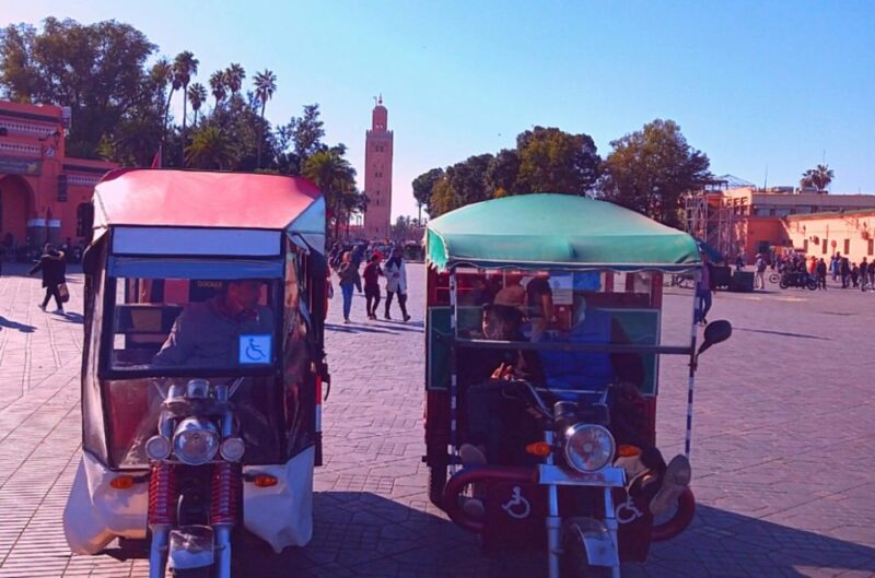 Marrakech Tuktuk+Guide+Bahia Palace+Madrassa+ Souks - Discovering Medrassa Ben Youssef