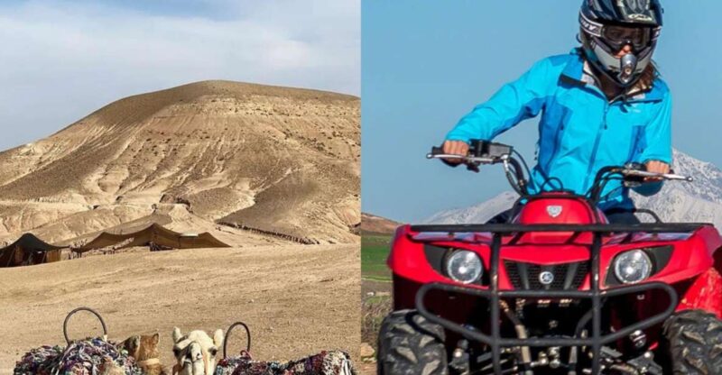 Marrakesh: Agafay Desert Camel Ride and ATV Tour - Camel Ride Experience