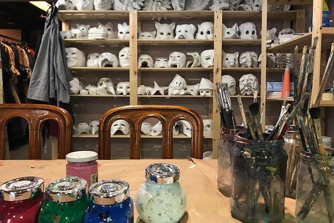 Mask Workshop - Paint Your Own Venetian Mask in Venice, Italy - Materials and Tools Provided
