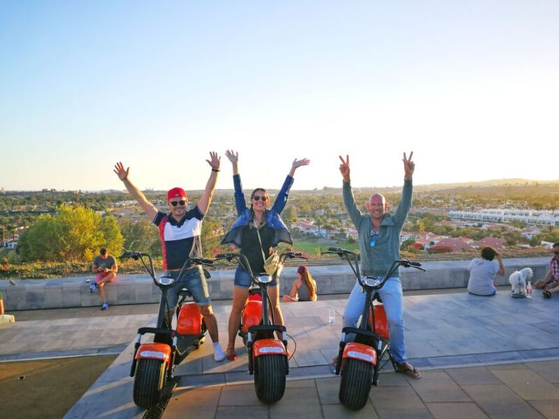 Maspalomas: 2-Seater Chopper E-Scooter Rental - Key Points