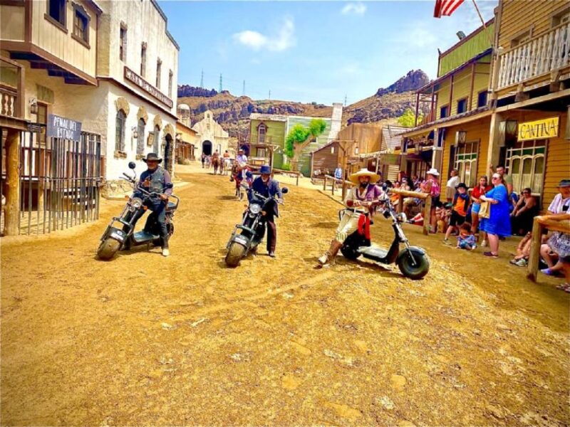 Maspalomas: E-Scooter or E-Bike Tour+Western Town Sioux City - Age Restrictions