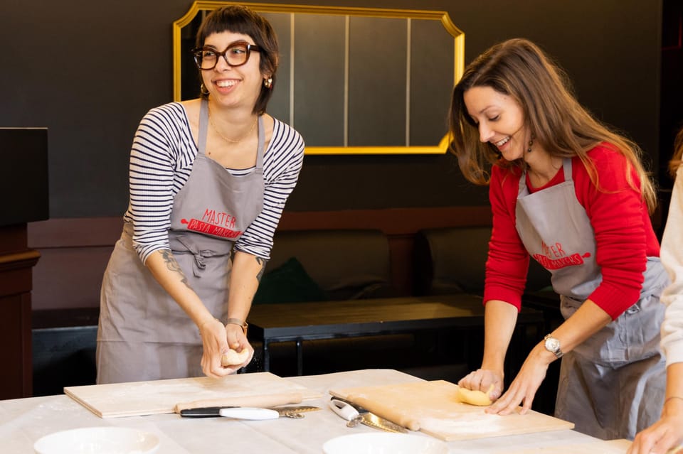 Masterclass: Aperol Spritz & Pasta Making Experience in Rome - Preparing the Authentic Dishes