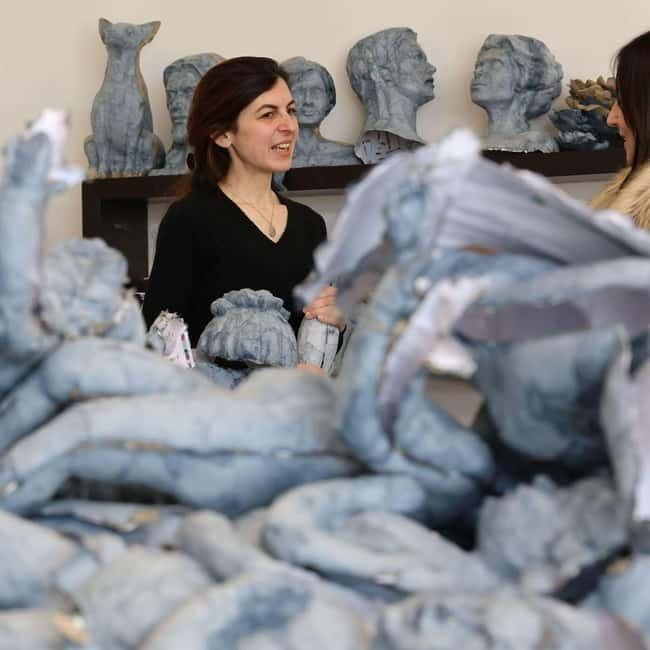 Matera. Paper mache workshop with the artisans of the Bruna float - Key Points