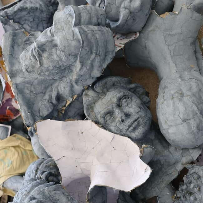 Matera. Paper mache workshop with the artisans of the Bruna float - The Artistic Process and Techniques