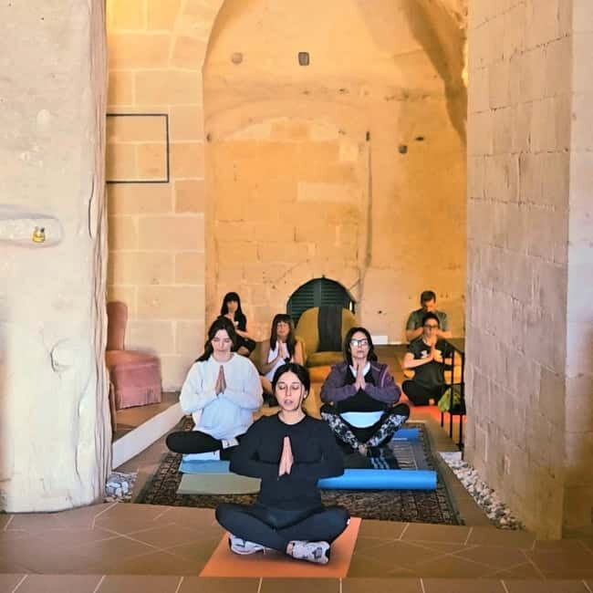 Matera: Yoga session in a Sassi cave with Breakfast - The Setting: Yoga Inside a Historic Sassi Cave