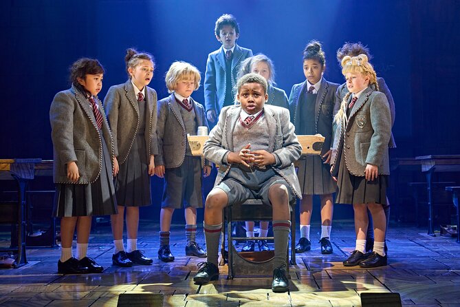 Matilda the Musical London Theater Tickets With Two Course Meal - Key Points