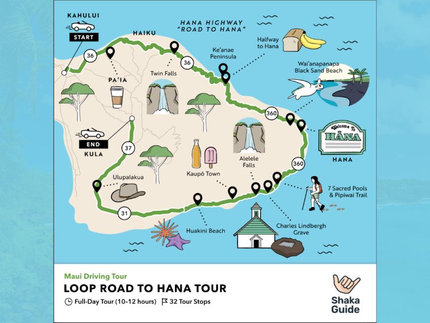 Maui Bundle: 6 In-App Driving And Walking Audio Tours - Kahului Airport to Hana