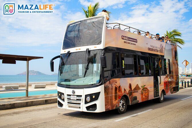 MAZALIFE City Tour Scenic Mazatlán Ride on a Double Decker Bus - Key Points
