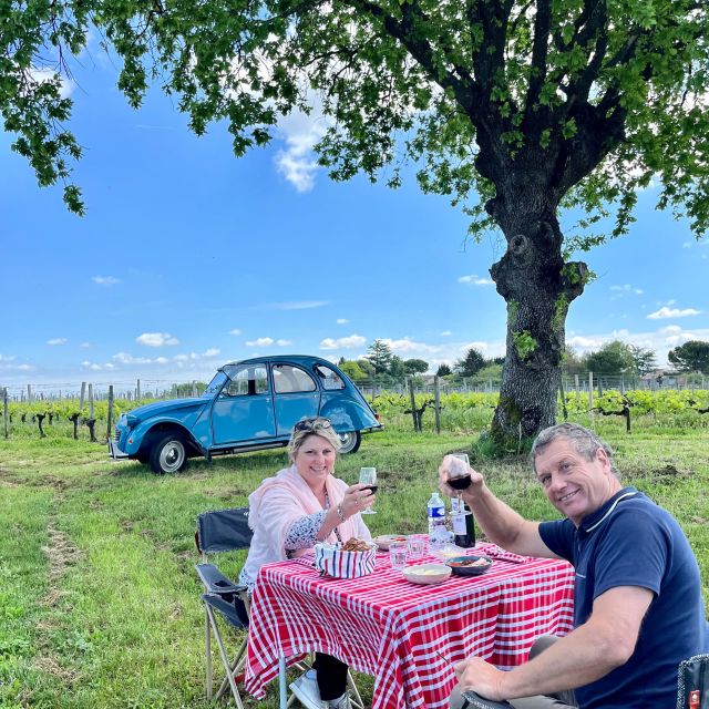 Médoc Half-Day in the French Classic Car: Visit 2 Vineyards - Tasting and Learning