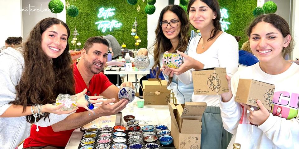 Melbourne: Mosaic Lamp Making Workshop - Participant Info