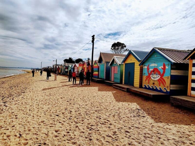 Melbourne Small Group Tour (van and walk) with Beach Boxes - Key Points