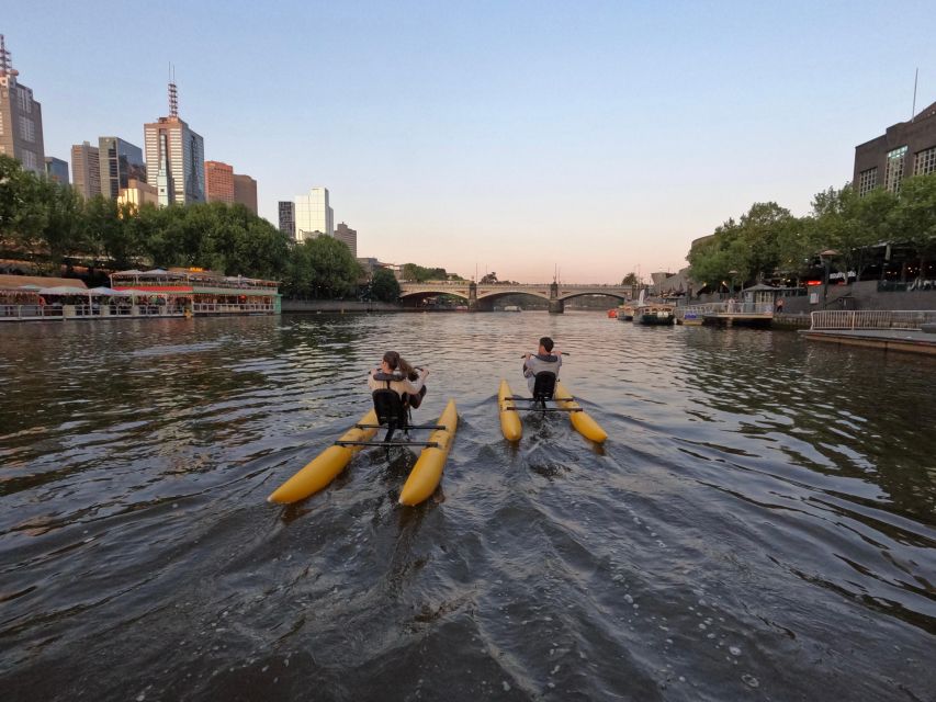 Melbourne: Yarra River Twilight Waterbike Tour - Tour Description