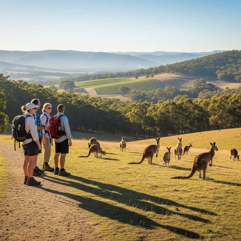 Melbourne: Yarra Valley Hike with Kangaroos & Sunset Picnic - Departure and Transportation