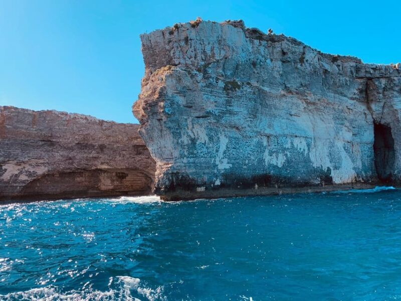 Mellieha: 1:00pm Speedboat round Comino Caves 2h Blue Lagoon - The Sum Up