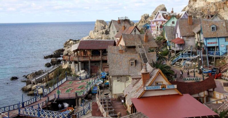 Mellieha: Popeye Village Entry Ticket - Park Attractions Overview