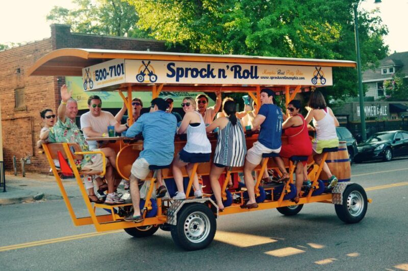 Memphis: Guided Bar Crawl on a Pedal Bike - Key Points