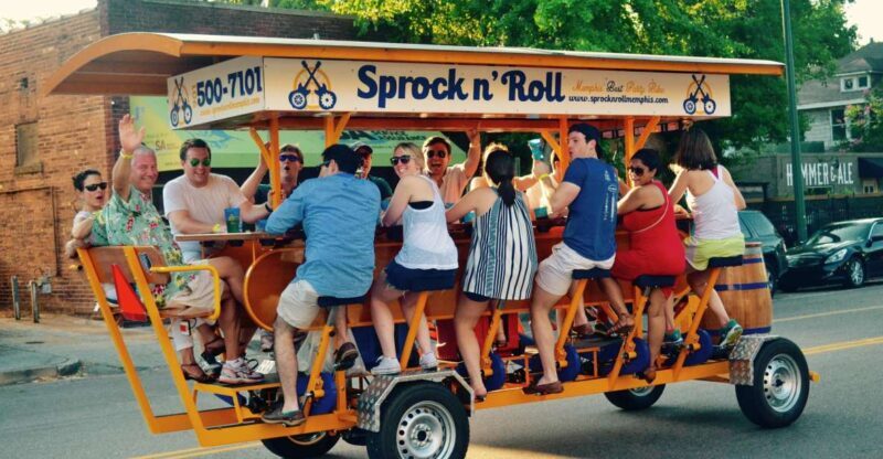 Memphis: Guided Bar Crawl on a Pedal Bike - Sightseeing and Photo Opportunities