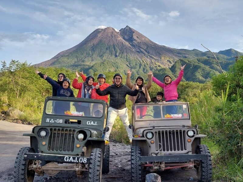 Merapi volcano sunrise with 4wd jeep and step on cold lava - Practical Tips for Participants