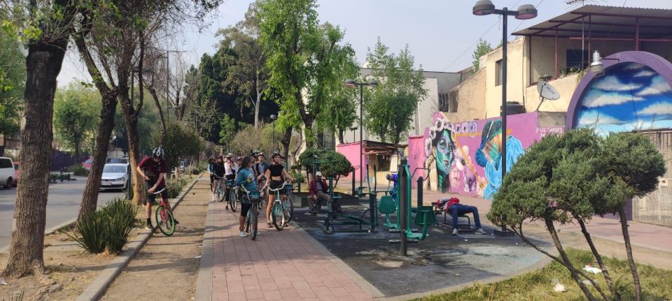 Mexico City: Street Art Bike Tour With Snack - Street Art and Murals