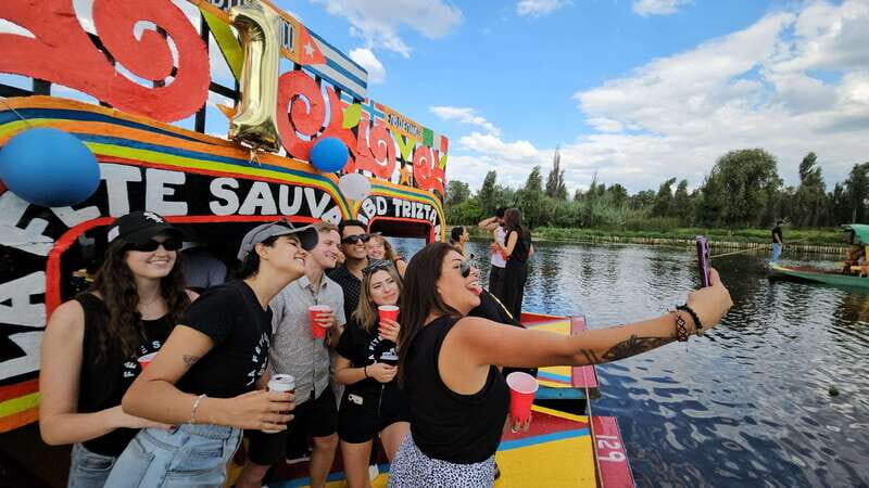 Mexico: Xochimilco Boat Party with Tequila Shots - Key Points