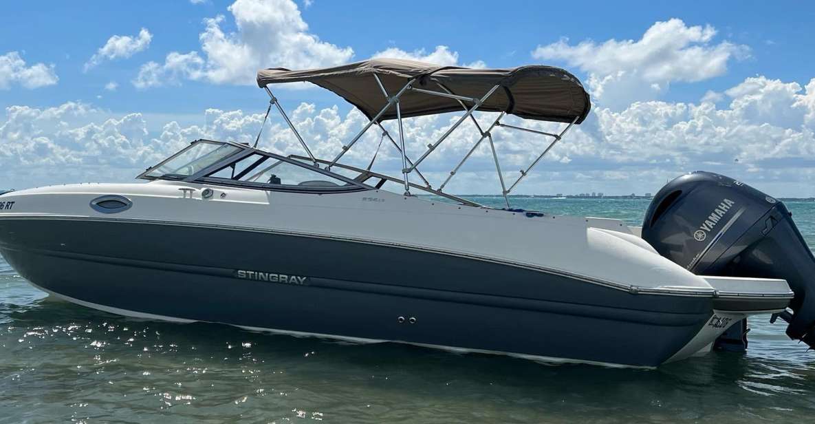 Miami: 24-Foot Private Boat for up to 8 People - Inclusions and Restrictions