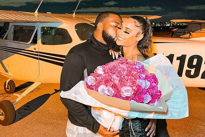 Miami Beach Night Lights Airplane Tour with Champagne 50 Mins - Key Points