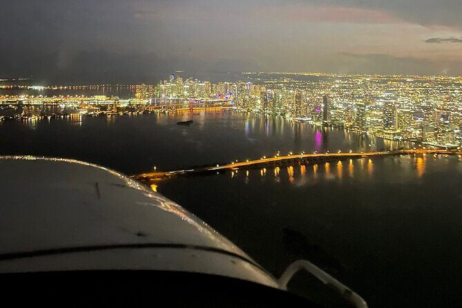 Miami Beach Night Lights Airplane Tour with Champagne 50 Mins - What to Expect from the Miami Beach Night Lights Airplane Tour