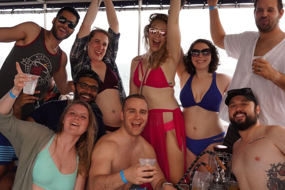 Miami: Booze Cruise Boat Party With Dj, Snacks, & Open Bar - Cruise Packages