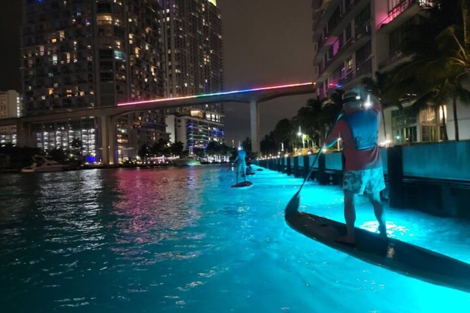 Miami: City Lights SUP or Kayak Night Tour - Included Amenities