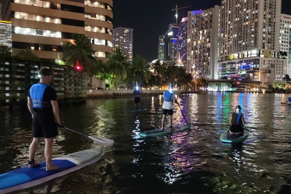 Miami: City Lights SUP or Kayak Night Tour - Ticket Policies