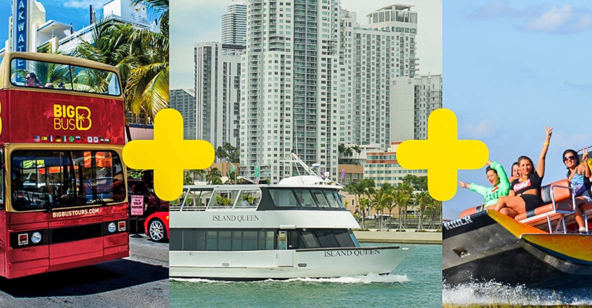 Miami: Everglades Experience, Bay Cruise & Open-top Bus Tour - Biscayne Bay Sightseeing Cruise