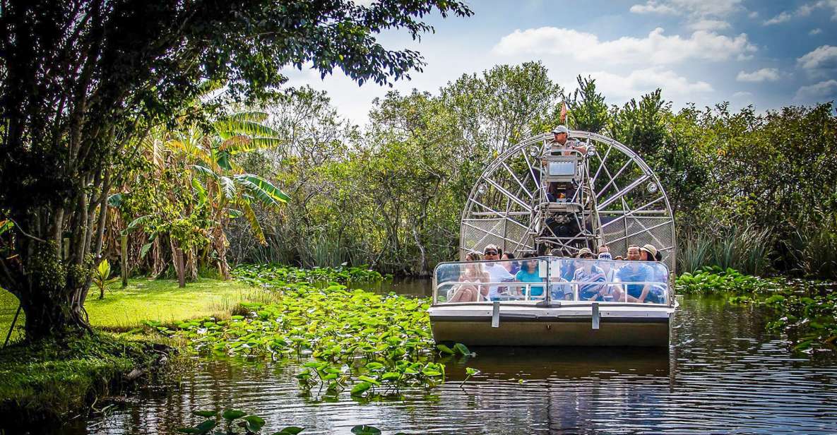 Miami: Everglades Safari Park Airboat Tour - Duration and Accessibility