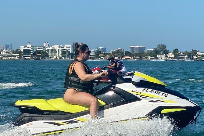 Miami Island Adventure Jet Ski Tour Bring a Partner for Free - The Experience: What to Expect