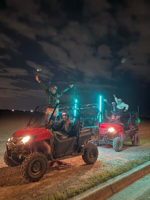Miami Park Entrance Extremé UTV SXS Glow in the Dark Tour - The Ride: Music, Lights, and Scenic Vistas