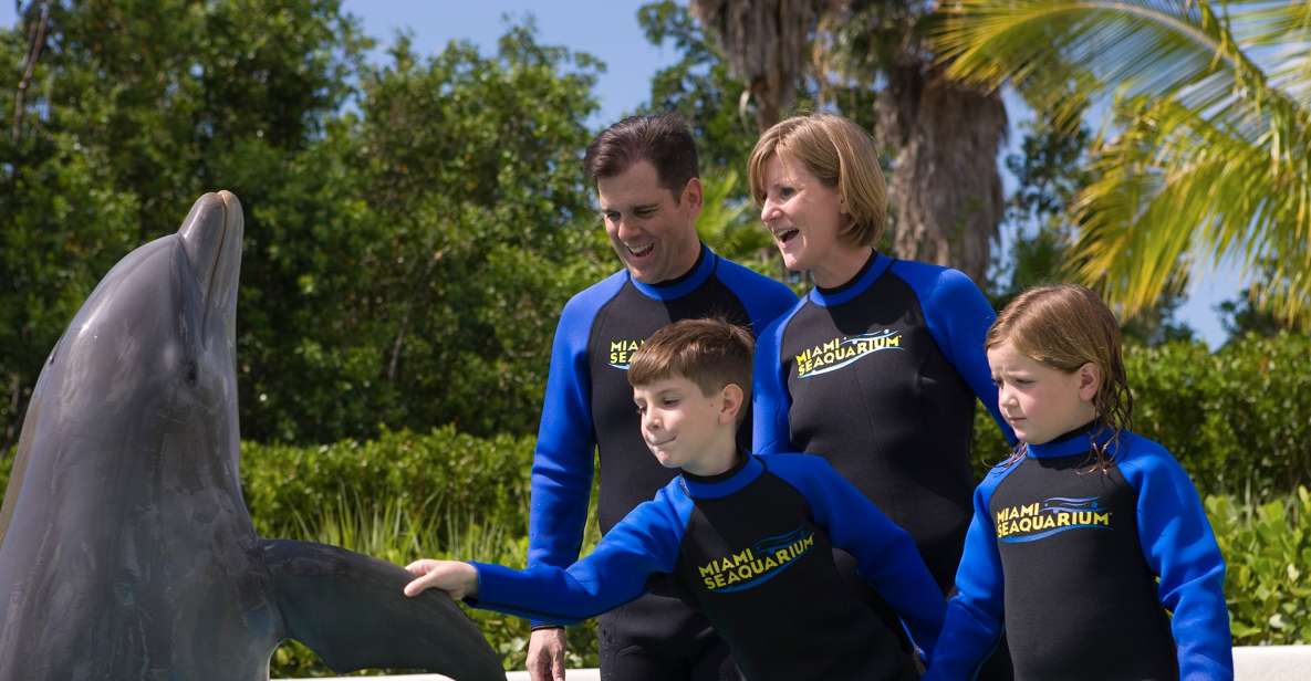 Miami: Seaquarium Entrance Ticket With Dolphin Encounter - Interacting With Dolphins at Aquarium