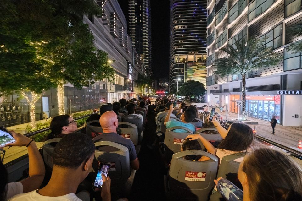 Miami: Sightseeing Open-Top Night Bus Tour With Live Guide - Important Tour Information