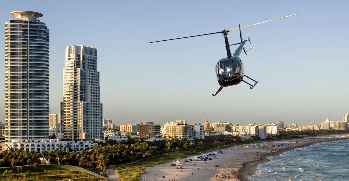 Miami: South Beach 30-Min Private Luxury Helicopter Tour - Accessibility and Restrictions
